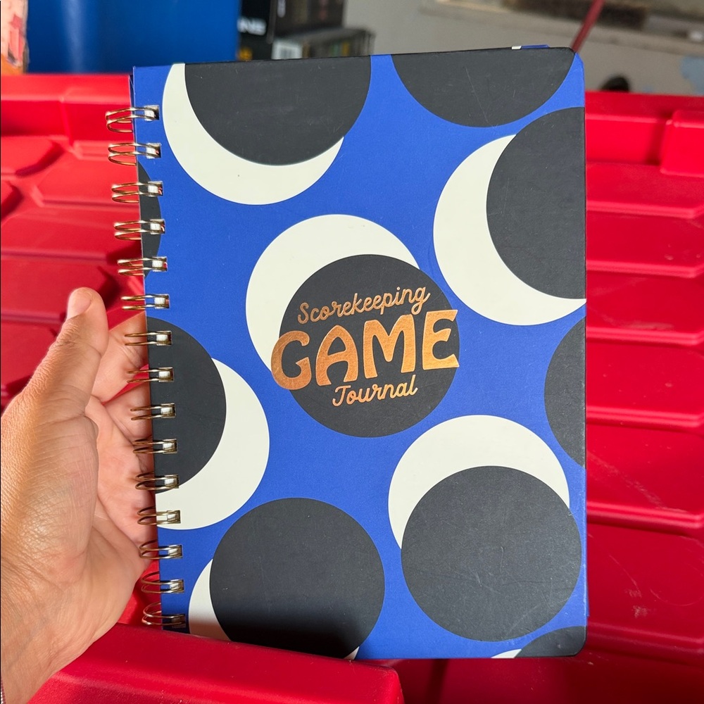 Blue and Black Scorekeeping Game Journal